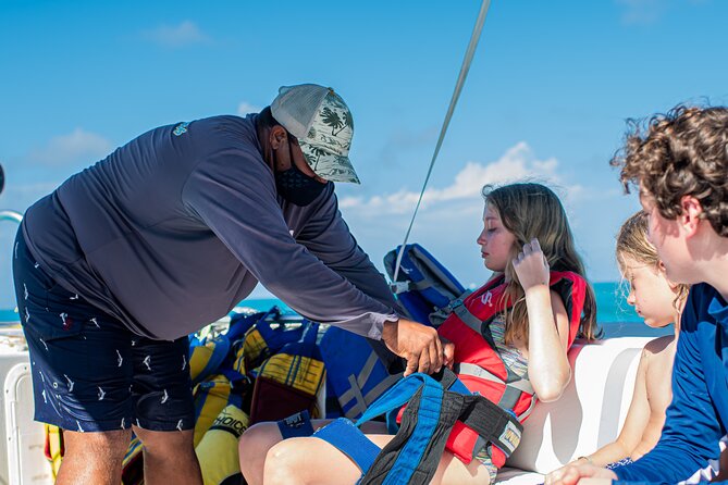 1 Hour Private Parasailing Charter, Grace Bay, Providenciales - The flight above Grace Bay