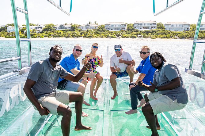 75 Minutes Clear Boat Tour in Caicos Island - Small-group comfort, shade, and refreshments