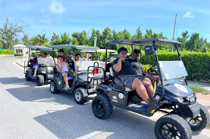BMC Rentals -Golf Carts & Jeep Wrangler in Grand Turks - What the cart is like on the road