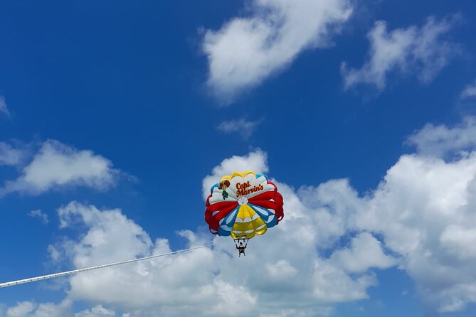 Capt Marvin Watersports / Parasail - Private Tour - Choosing solo, tandem, triple, or a water dip
