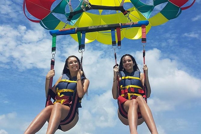 Capt Marvin Watersports / Parasail - Private Tour - The boat, equipment, and safety routine