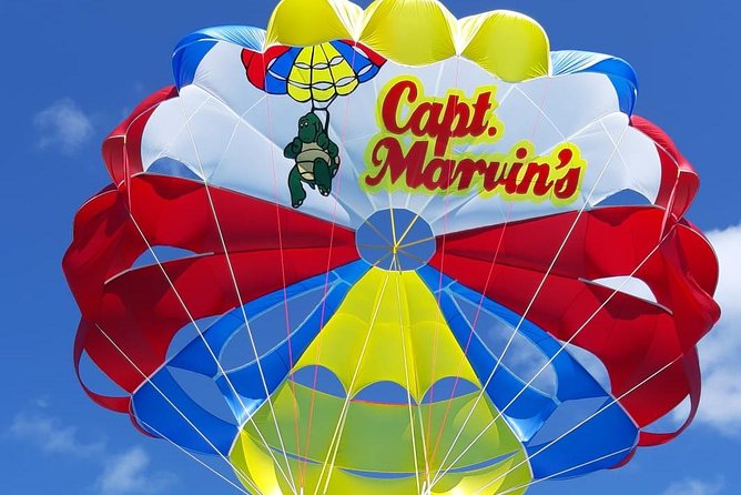 Capt Marvin Watersports / Parasail - Public Tour - Starting on Grace Bay Beach