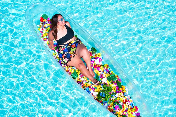 Clear Kayak Photoshoot in Turks and Caicos Islands Providenciales - Props, Flowers, and Special Occasions