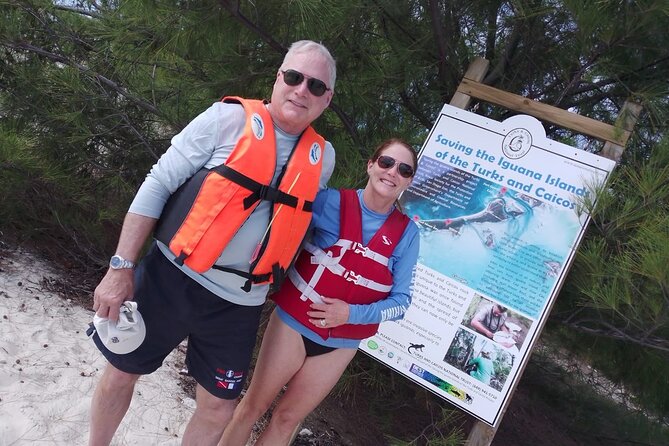 FAMOUS SHIPWRECK, Tiki Bar & Iguana Island Private Jet Ski Tour - Riding out from Long Bay on a Sea-Doo
