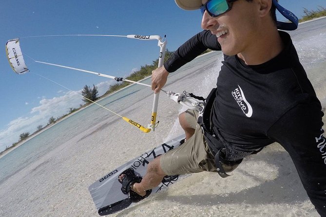 Fast-Track Kiteboarding Camp: Best for Beginners - The beach setup makes the water session count