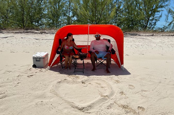 Full-Day Private Island Getaway in the Turks and Caicos Islands - Lunch, sandwiches, and local beer