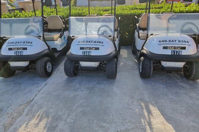 Golf Cart Rental in Grand Turk (4-seater) - What You Get With the Four-Seater