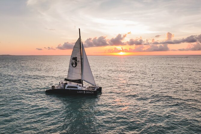 Lady Grace Signature Catamaran Sunset Sail from Ritz-Carlton - The sunset is the main event