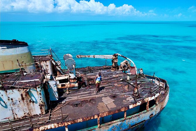 Let me take you to Caicos Jetski safari Private Tour - Noah’s Ark brings music, food, and a party mood