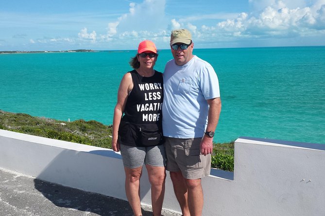 N&G Providenciales Island Tours of Turks and Caicos - Long Bay Beach shows the shallow Caicos Bank