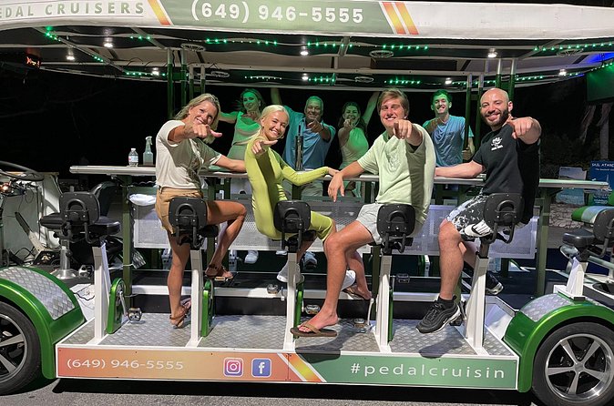 Party Bike Experience on Grace Bay Road - Returning to Paradise Pedal Cruisers