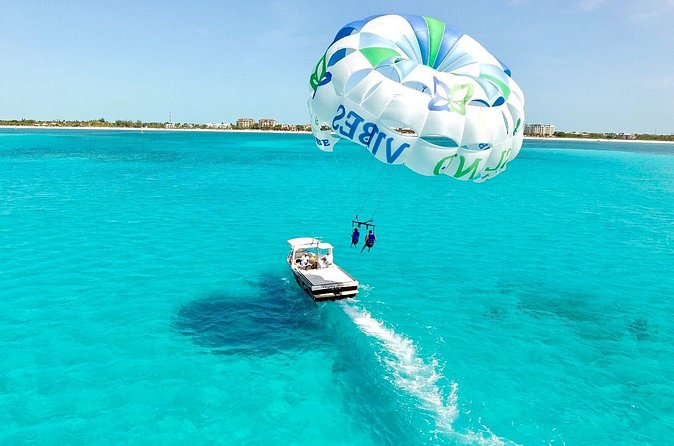 Private 4hr Parasail - Snorkel & Water-Sports Adventure, Turks and Caicos - Lunch, rum punch, and time between activities