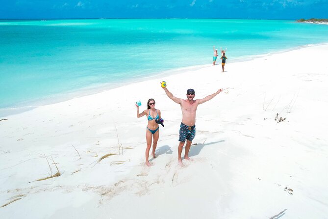 Private Boat Island Hopping & Snorkeling in Turks & Caicos 4Hrs - Pine Cay sandbars between Fort George and Pine Cay