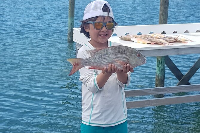 Private Bottom Fishing Charter 1/2 day morning on "Shady Grady" - What the outer reef fishing is like