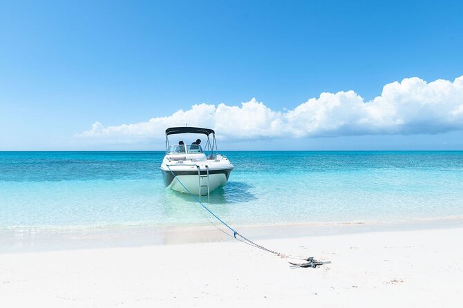 Private Grace Bay Boat Sunset Tour with Pickup - The private format is the real advantage