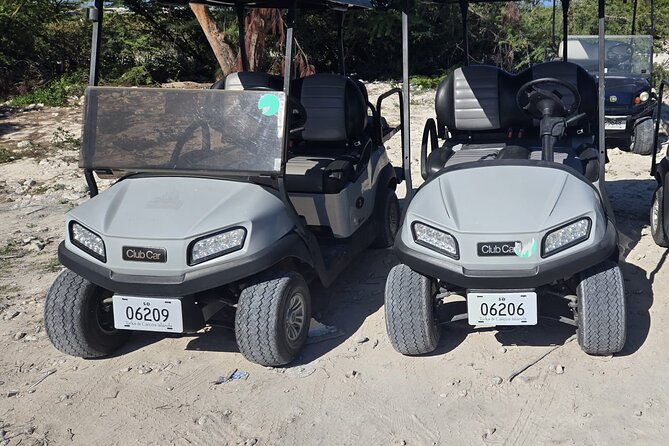 R & B Golf Cart and Car Rental - Walking from the cruise port to the rental desk