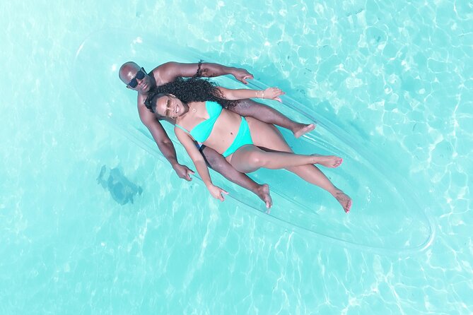 Romantic Clear Kayak Drone Photoshoot for Couples Turks & Caicos - Why the aerial angle works so well
