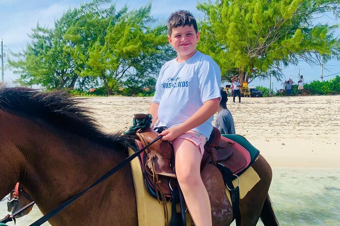Shared Horseback Riding in Turks and Caicos - What happens before you reach the sand