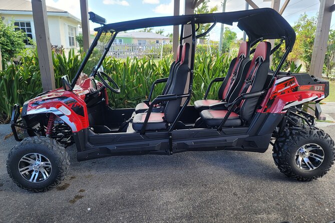 Trail Master UTV, 4 Seater - Grand Turk - Meeting Daniel and getting out of the cruise port