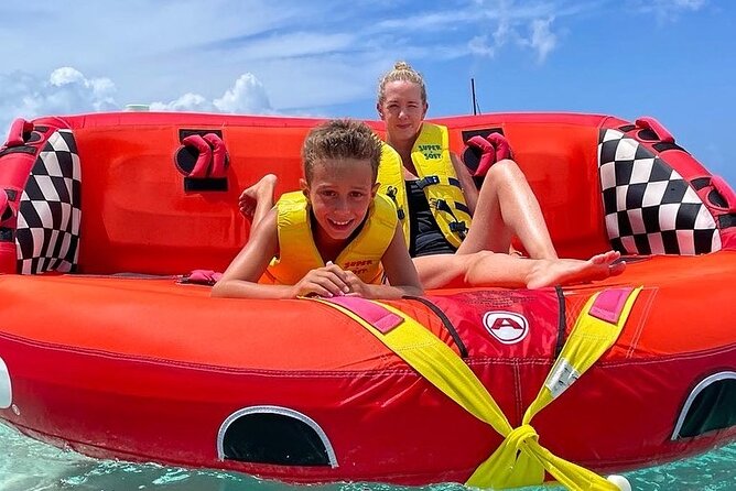 Tubing on grace bay beach Turks and caicos islands - A quick thrill on Grace Bay Beach