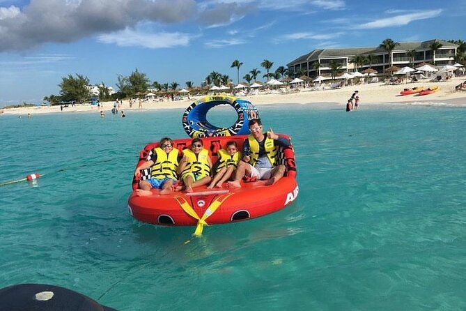 Tubing on grace bay beach Turks and caicos islands - Meeting the Caicos Tubing crew