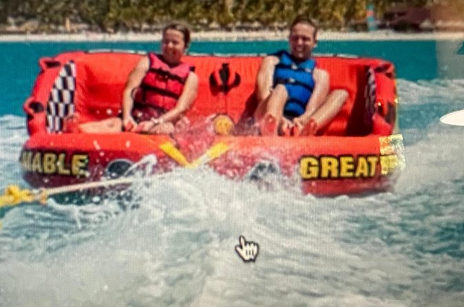 Tubing Watersport Adventure Ride Grace Bay Turks and Caicos - Who will enjoy this most?