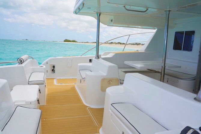 Turks and Caicos Full-Day Luxury Private Yacht Charter - The crew makes the long day work