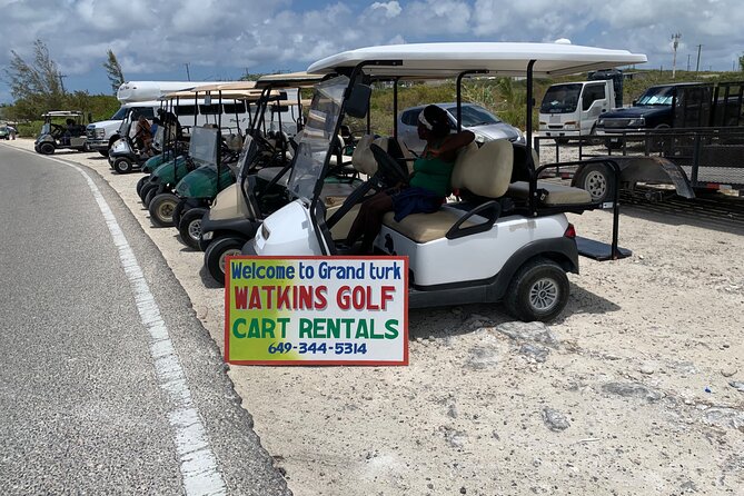 Watkins UTV American Golf Cart Rentals - Why a golf cart works well on Grand Turk