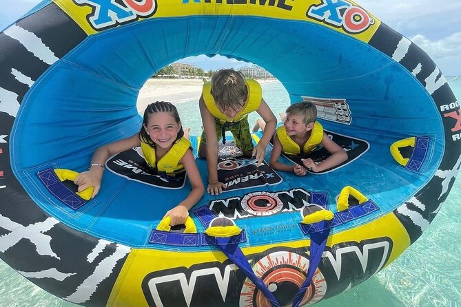 Wow Extreme Tube on Gracebay Beach Turks and Caicos Islands - A fast ride along Grace Bay Beach