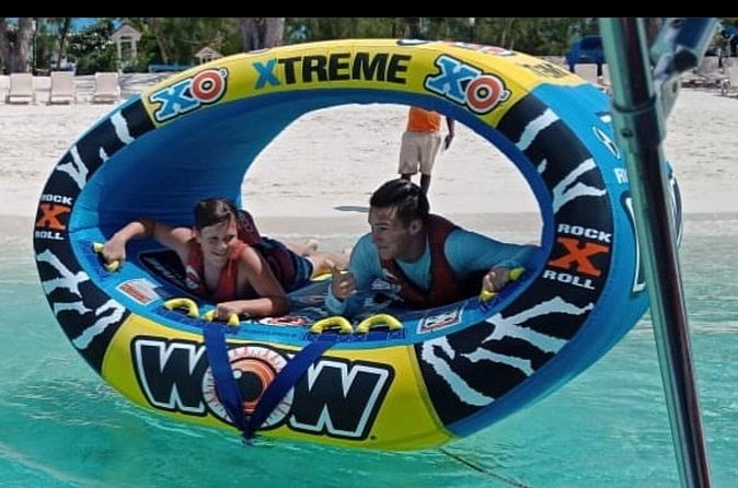 Wow Extreme Tube on Gracebay Beach Turks and Caicos Islands - The real value of the $73 price
